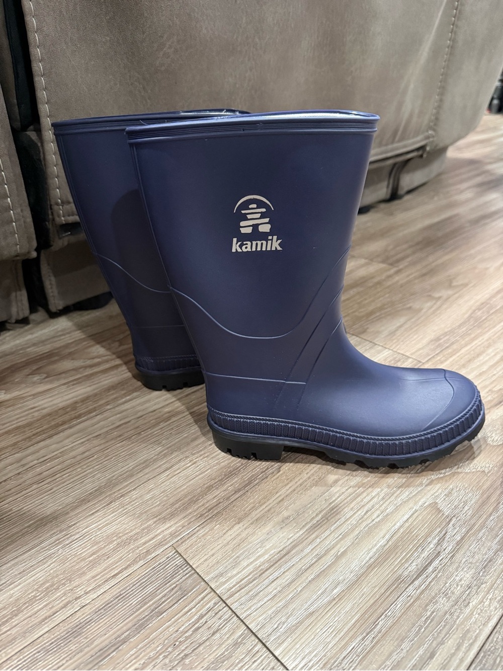 Kamik Women's Matte Navy Waterproof Rain Boots